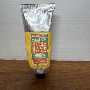 Trader Joe's PUMPKIN Ultra Moisturizing Hand Cream Lotion Shea Butter 3 Oz New